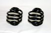 Coil Type 2" Solo Seat Springs, Black finish, Pair